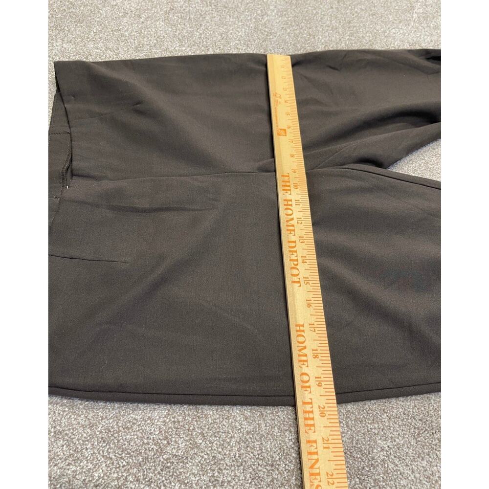 Elevated Basic Neutral J. Jill Slim Leg Trousers Size Medium Tall Espresso Ponte - Picture 10 of 14
